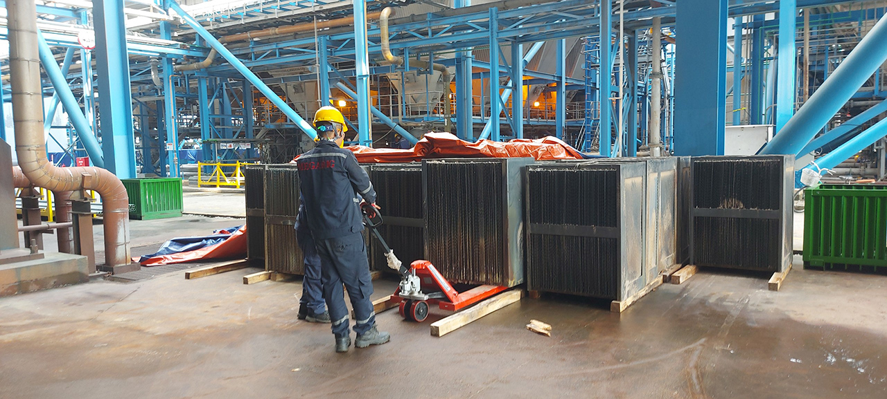 Vệ sinh, thay mới các catalysis block
