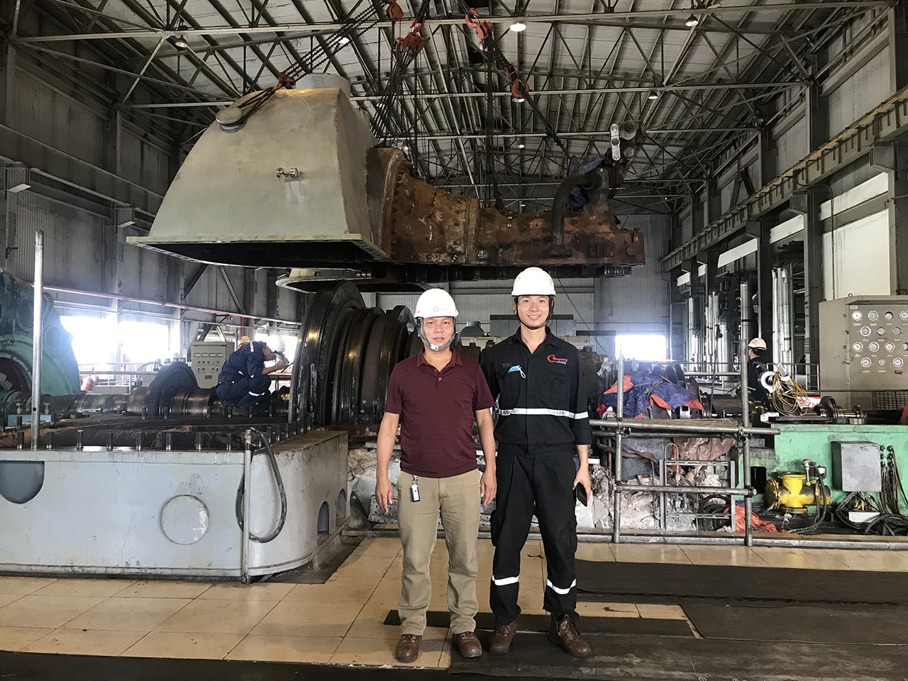 Sửa chữa TĐT tuabin, máy phát và thiết bị phụ lò số 2
