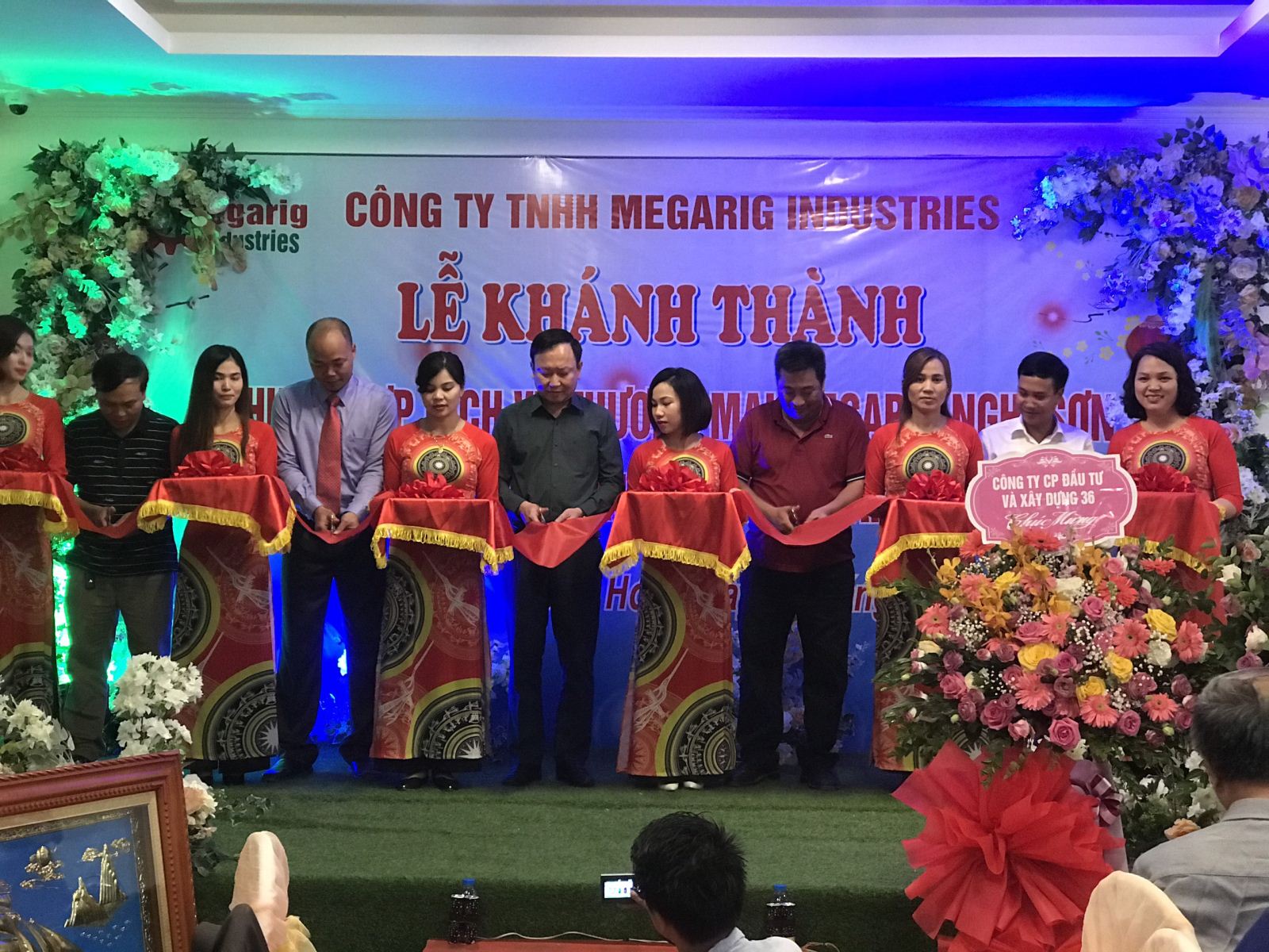 Lễ khánh thành Khu tổ hợp dịch vụ thương mại Megarig Industries